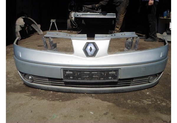 Бампер передній Renault Espace IV, з омивачами фар, 620104049S, 2002-2007 *